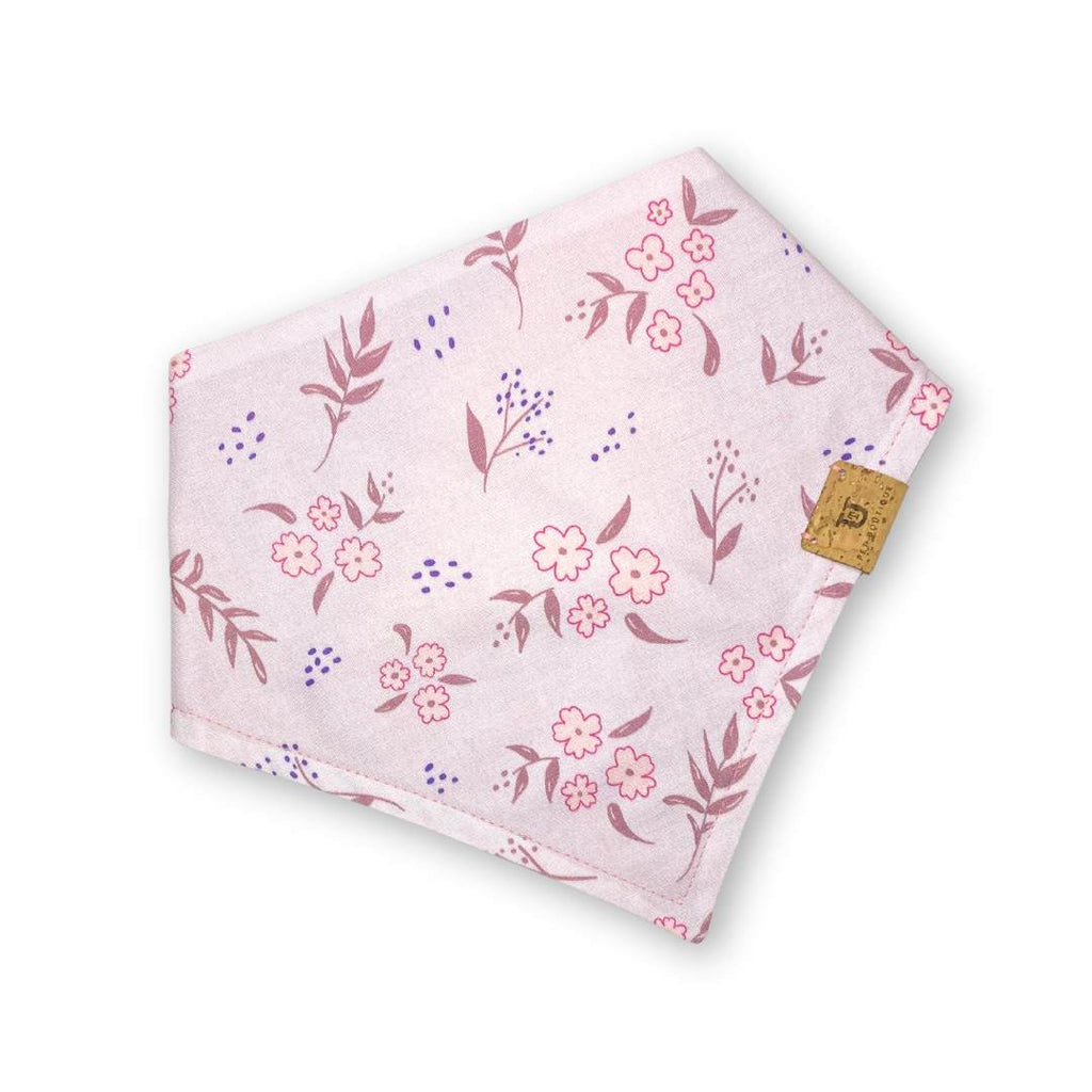 Dusky Daisy pink floral dog bandana