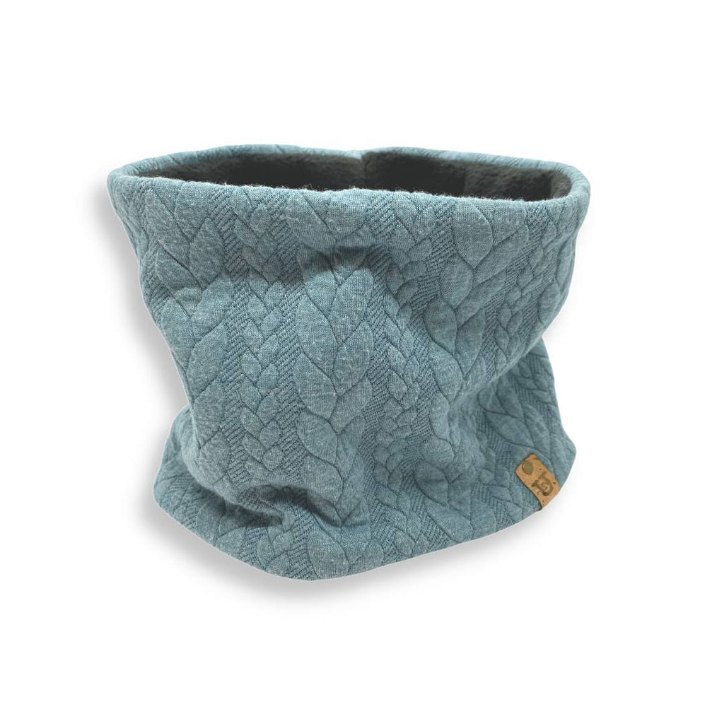 Blue infinity scarf for dogs