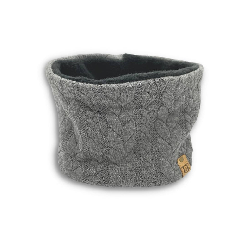Grey neck gaiter for dogs